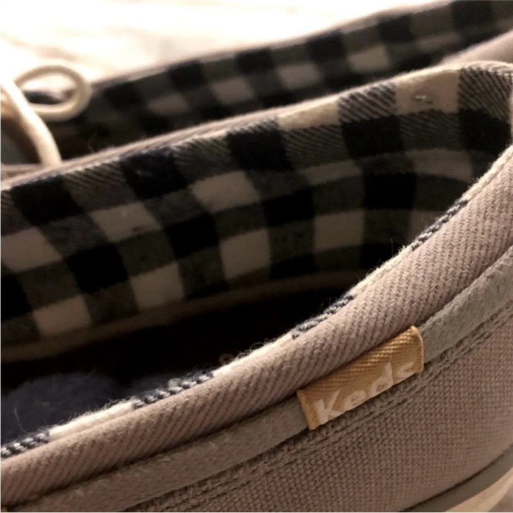Keds Women's Size 8 Grey Canvas Boat Deck Shoes - Picture 9 of 12